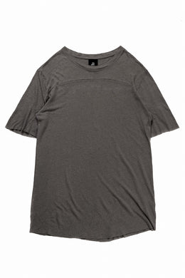thom/krom SMOOTH FIT T-SHIRT / VISCOSE LINEN JERSEY (ROCK)