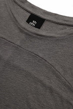 画像をギャラリービューアに読み込む, thom/krom SMOOTH FIT T-SHIRT / VISCOSE LINEN JERSEY (ROCK)