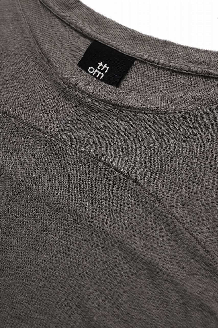 画像をギャラリービューアに読み込む, thom/krom SMOOTH FIT T-SHIRT / VISCOSE LINEN JERSEY (ROCK)
