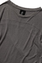 画像をギャラリービューアに読み込む, thom/krom SMOOTH FIT T-SHIRT / VISCOSE LINEN JERSEY (ROCK)