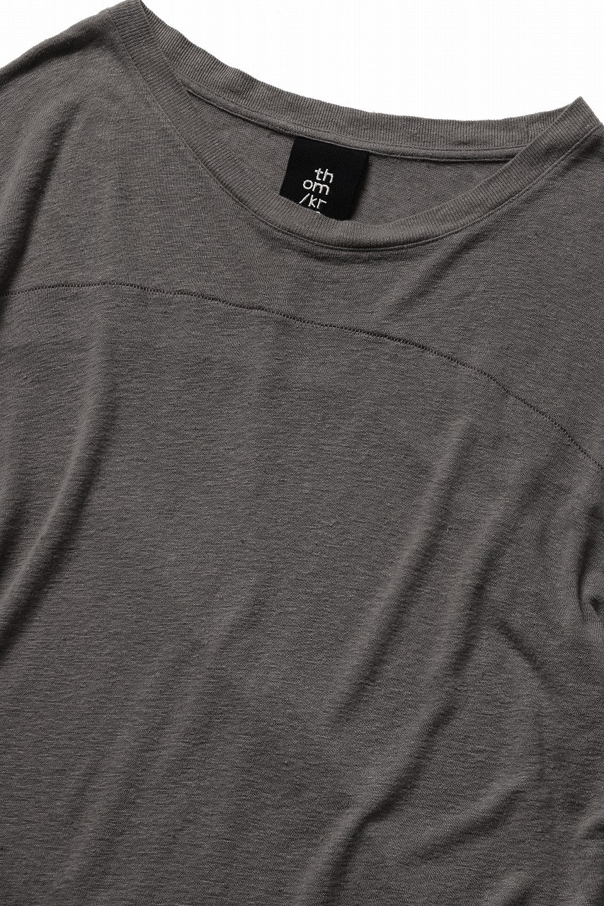 画像をギャラリービューアに読み込む, thom/krom SMOOTH FIT T-SHIRT / VISCOSE LINEN JERSEY (ROCK)