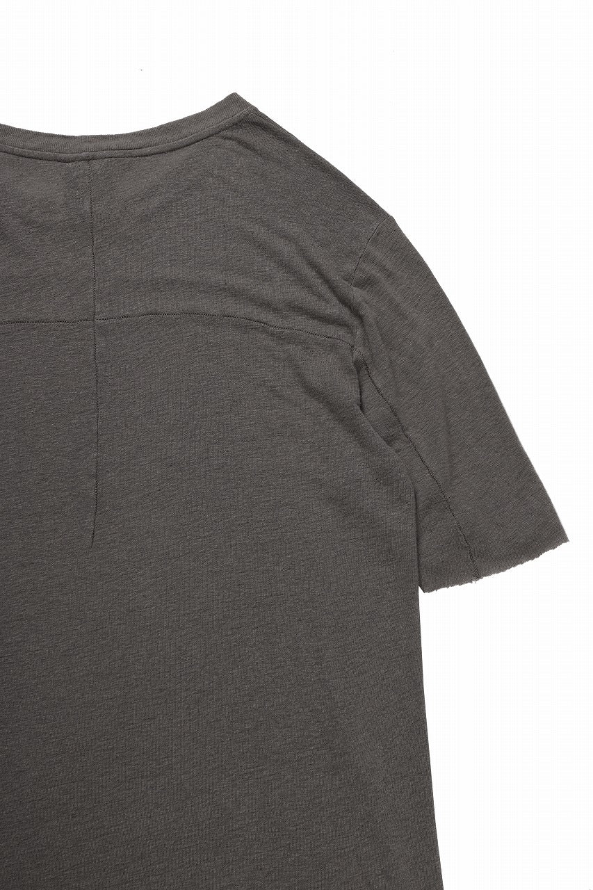 画像をギャラリービューアに読み込む, thom/krom SMOOTH FIT T-SHIRT / VISCOSE LINEN JERSEY (ROCK)