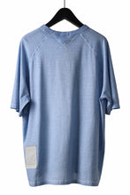 Load image into Gallery viewer, Ten c T-SHIRT / COLORED DUST DYED MAKO COTTON JERSEY (STONE BLUE)