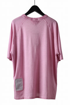 Load image into Gallery viewer, Ten c T-SHIRT / COLORED DUST DYED MAKO COTTON JERSEY (PINK)