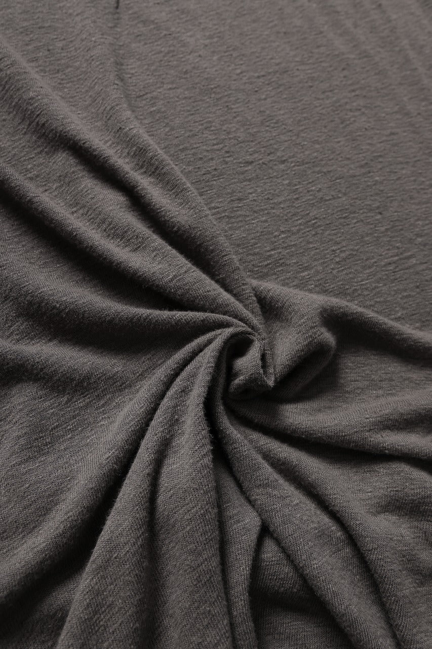 画像をギャラリービューアに読み込む, thom/krom SMOOTH FIT T-SHIRT / VISCOSE LINEN JERSEY (ROCK)