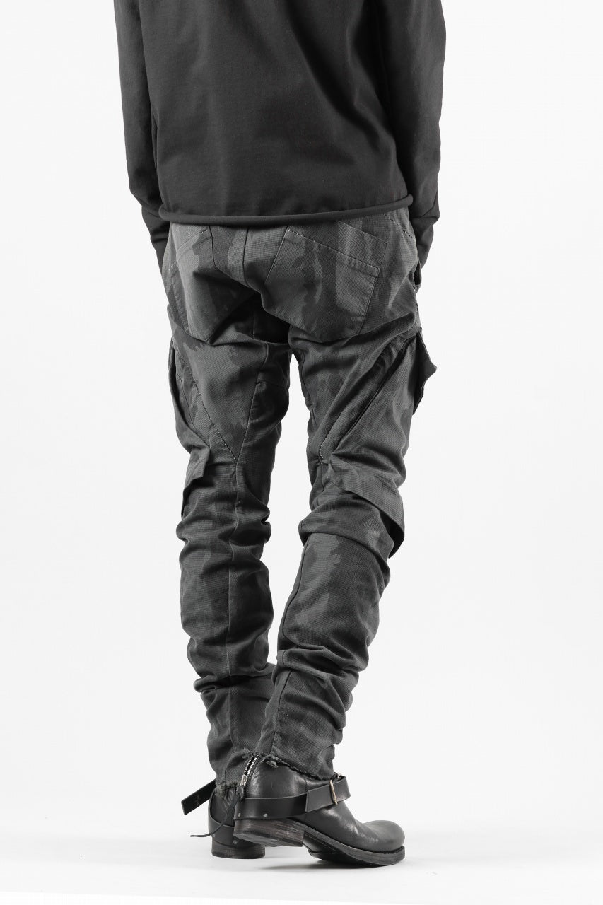 Load image into Gallery viewer, masnada BAGGY CARGO PANTS / STRETCH MICRO RIP COTTON (CAMO LEGION)