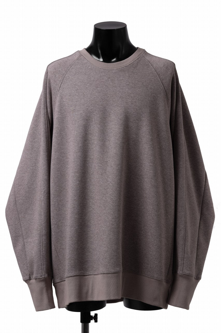 A.F ARTEFACT BOMBERHEAT® DOLMAN PULLOVER TOPS (BROWN)