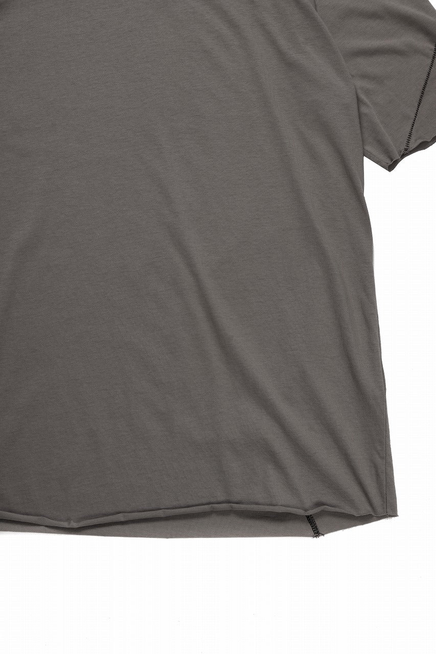 画像をギャラリービューアに読み込む, thom/krom STITCHING BASIC FIT T-SHIRT / SILKY COTTON JERSEY (ROCK)