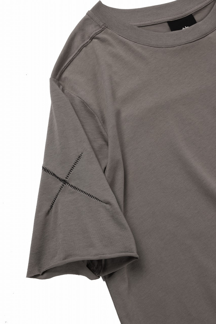 画像をギャラリービューアに読み込む, thom/krom STITCHING BASIC FIT T-SHIRT / SILKY COTTON JERSEY (ROCK)