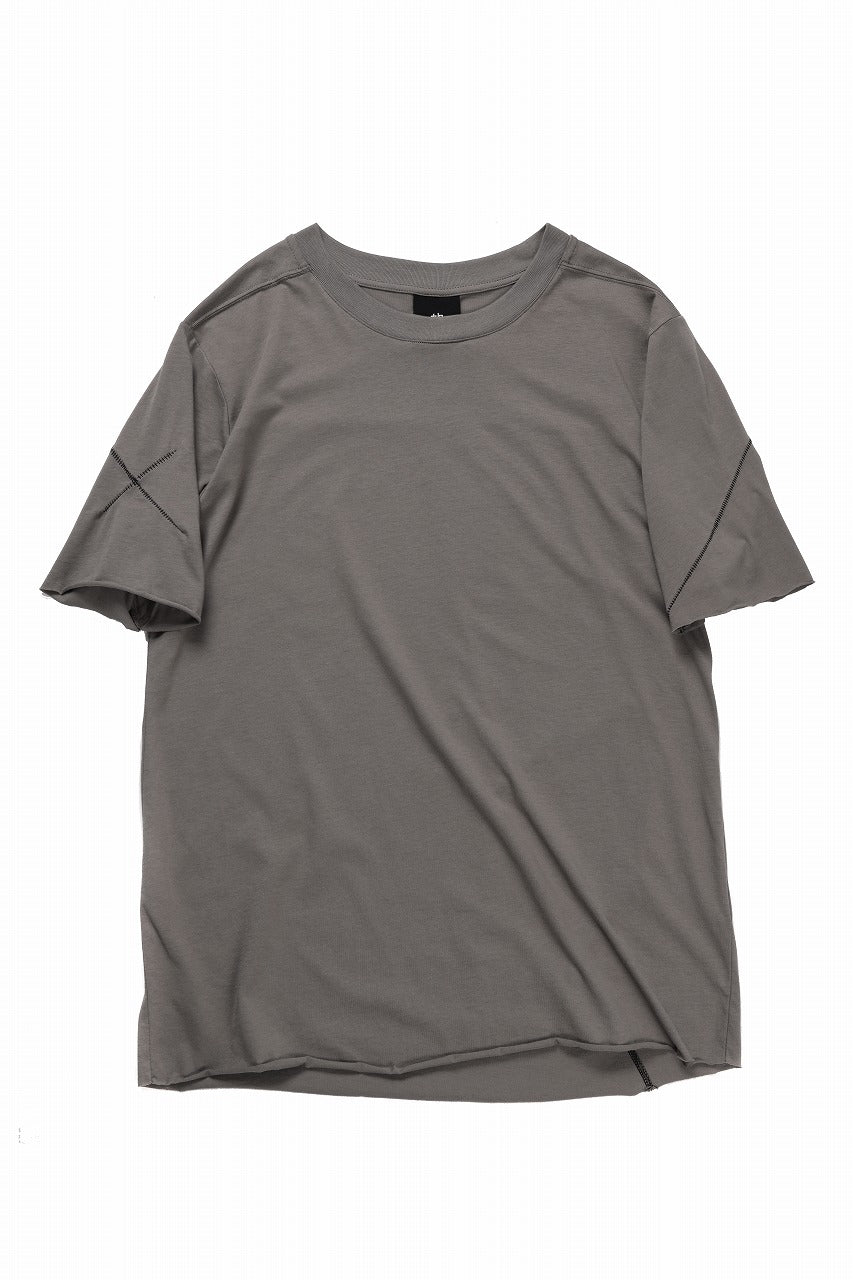 画像をギャラリービューアに読み込む, thom/krom STITCHING BASIC FIT T-SHIRT / SILKY COTTON JERSEY (ROCK)