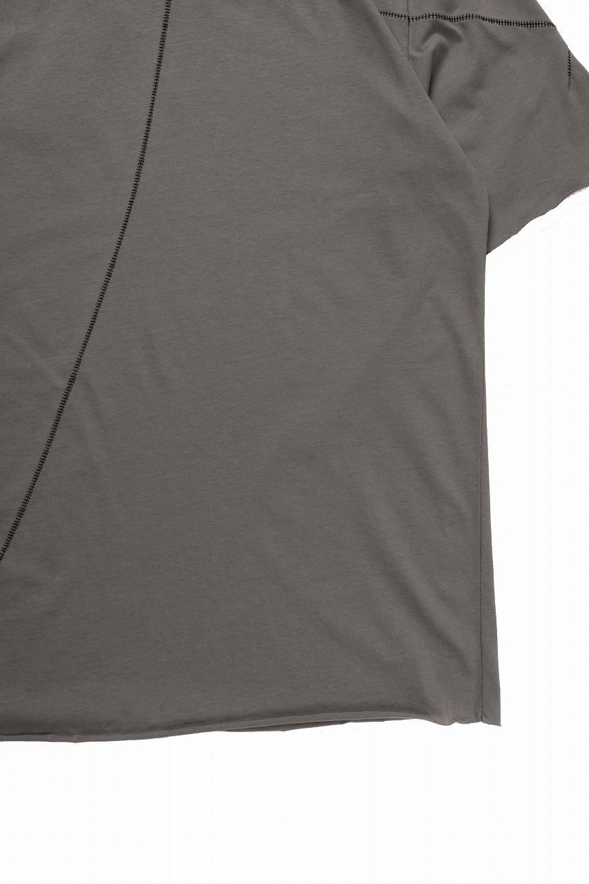 画像をギャラリービューアに読み込む, thom/krom STITCHING BASIC FIT T-SHIRT / SILKY COTTON JERSEY (ROCK)