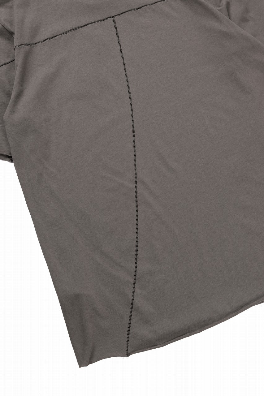 画像をギャラリービューアに読み込む, thom/krom STITCHING BASIC FIT T-SHIRT / SILKY COTTON JERSEY (ROCK)