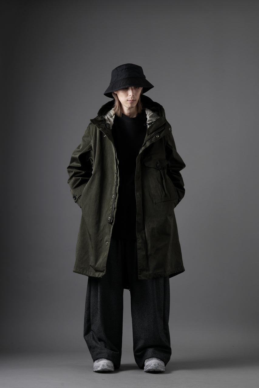 画像をギャラリービューアに読み込む, Ten c CYCLONE PARKA / GARMENT DYED OJJ (DARK GREEN)