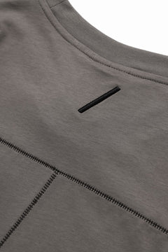 画像をギャラリービューアに読み込む, thom/krom STITCHING BASIC FIT T-SHIRT / SILKY COTTON JERSEY (ROCK)
