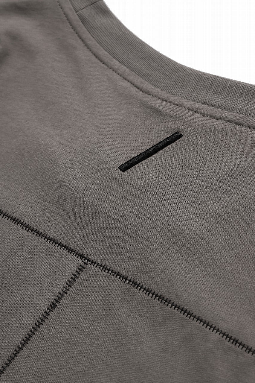 画像をギャラリービューアに読み込む, thom/krom STITCHING BASIC FIT T-SHIRT / SILKY COTTON JERSEY (ROCK)