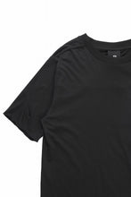 画像をギャラリービューアに読み込む, thom/krom STITCHING BASIC FIT T-SHIRT / SILKY COTTON JERSEY (BLACK)