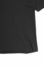 画像をギャラリービューアに読み込む, thom/krom STITCHING BASIC FIT T-SHIRT / SILKY COTTON JERSEY (BLACK)