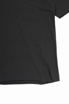 画像をギャラリービューアに読み込む, thom/krom STITCHING BASIC FIT T-SHIRT / SILKY COTTON JERSEY (BLACK)