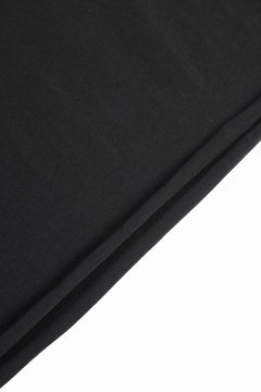 画像をギャラリービューアに読み込む, thom/krom STITCHING BASIC FIT T-SHIRT / SILKY COTTON JERSEY (BLACK)
