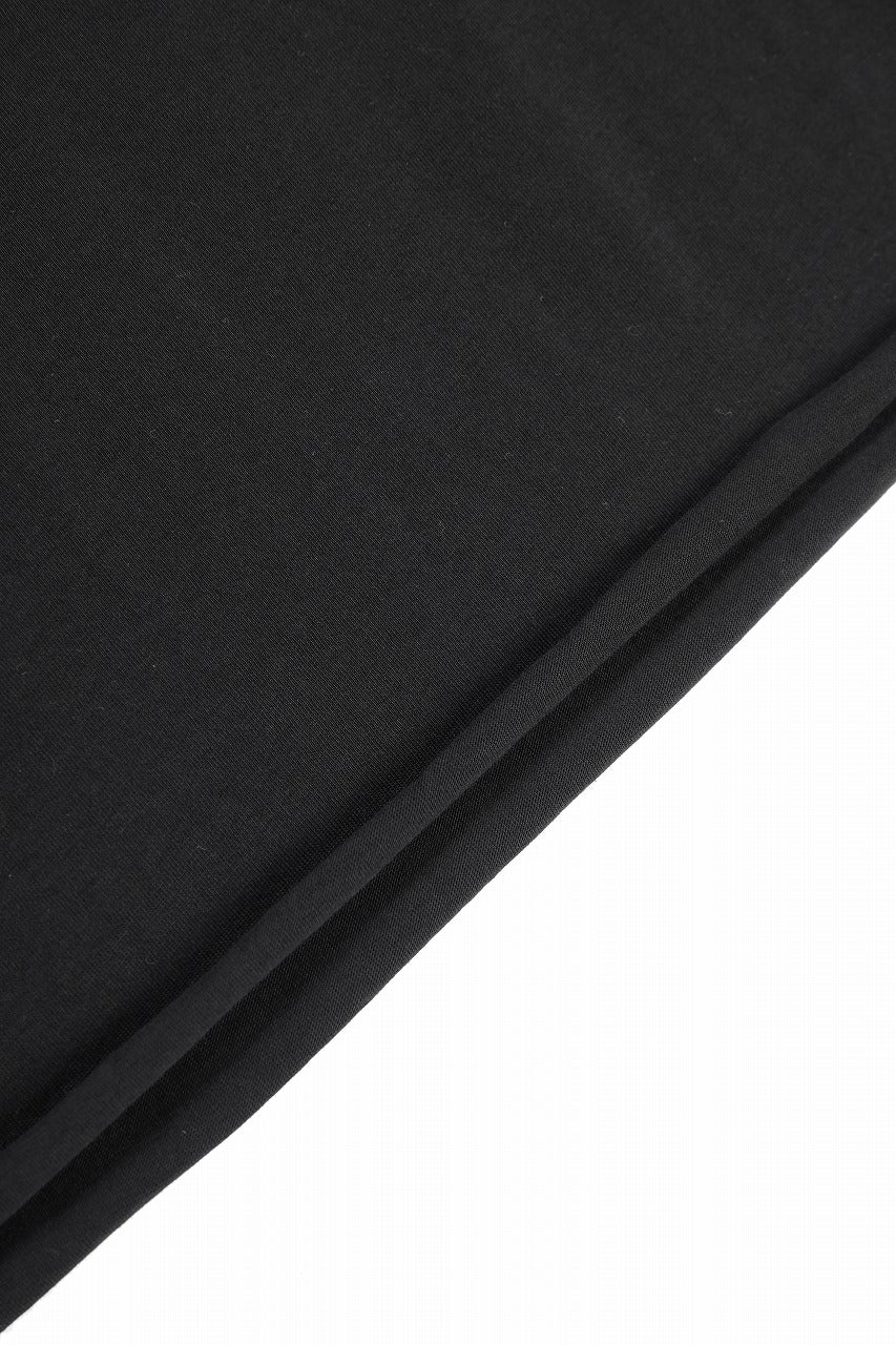 画像をギャラリービューアに読み込む, thom/krom STITCHING BASIC FIT T-SHIRT / SILKY COTTON JERSEY (BLACK)
