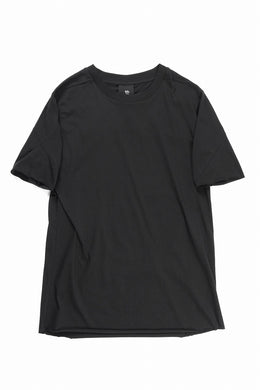 thom/krom STITCHING BASIC FIT T-SHIRT / SILKY COTTON JERSEY (BLACK)
