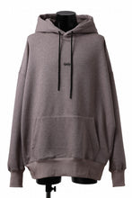 画像をギャラリービューアに読み込む, A.F ARTEFACT BOMBERHEAT® BACK LOGO HOODIE (BROWN)