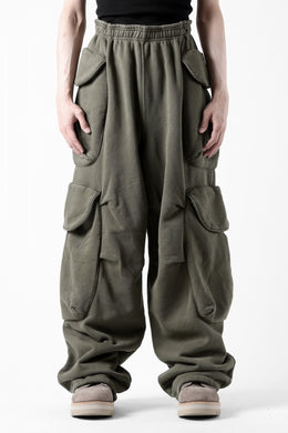 entire studios HEAVY GOCAR SWEAT PANTS (MILITARY)