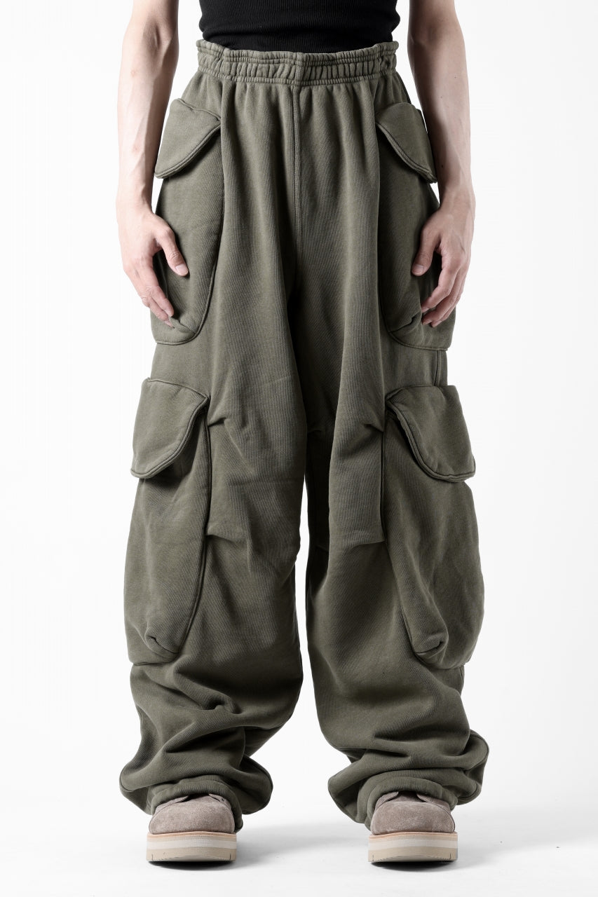 Load image into Gallery viewer, entire studios HEAVY GOCAR SWEAT PANTS (MILITARY)