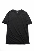 画像をギャラリービューアに読み込む, thom/krom STITCHING BASIC FIT T-SHIRT / SILKY COTTON JERSEY (BLACK)