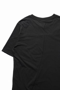 画像をギャラリービューアに読み込む, thom/krom STITCHING BASIC FIT T-SHIRT / SILKY COTTON JERSEY (BLACK)