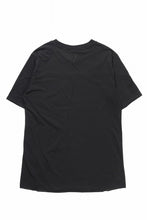 画像をギャラリービューアに読み込む, thom/krom STITCHING BASIC FIT T-SHIRT / SILKY COTTON JERSEY (BLACK)