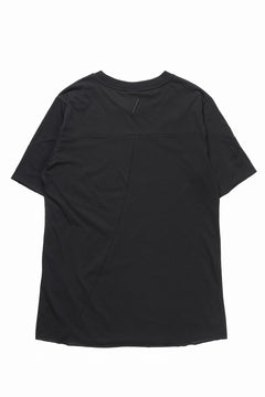 画像をギャラリービューアに読み込む, thom/krom STITCHING BASIC FIT T-SHIRT / SILKY COTTON JERSEY (BLACK)