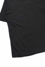 画像をギャラリービューアに読み込む, thom/krom STITCHING BASIC FIT T-SHIRT / SILKY COTTON JERSEY (BLACK)