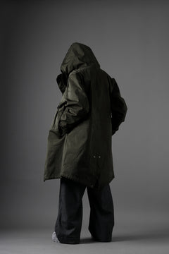 画像をギャラリービューアに読み込む, Ten c CYCLONE PARKA / GARMENT DYED OJJ (DARK GREEN)