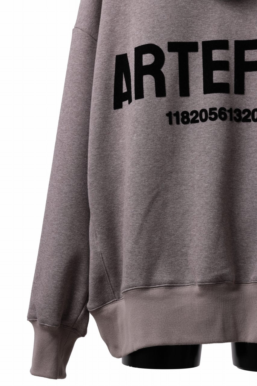 Load image into Gallery viewer, A.F ARTEFACT BOMBERHEAT® BACK LOGO HOODIE (BROWN)