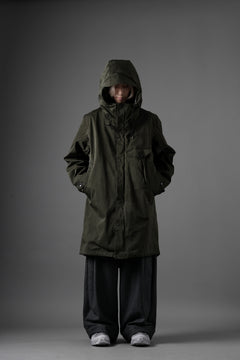 画像をギャラリービューアに読み込む, Ten c CYCLONE PARKA / GARMENT DYED OJJ (DARK GREEN)