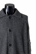 Load image into Gallery viewer, Juun.J Button Collar Cardigan (GREY)