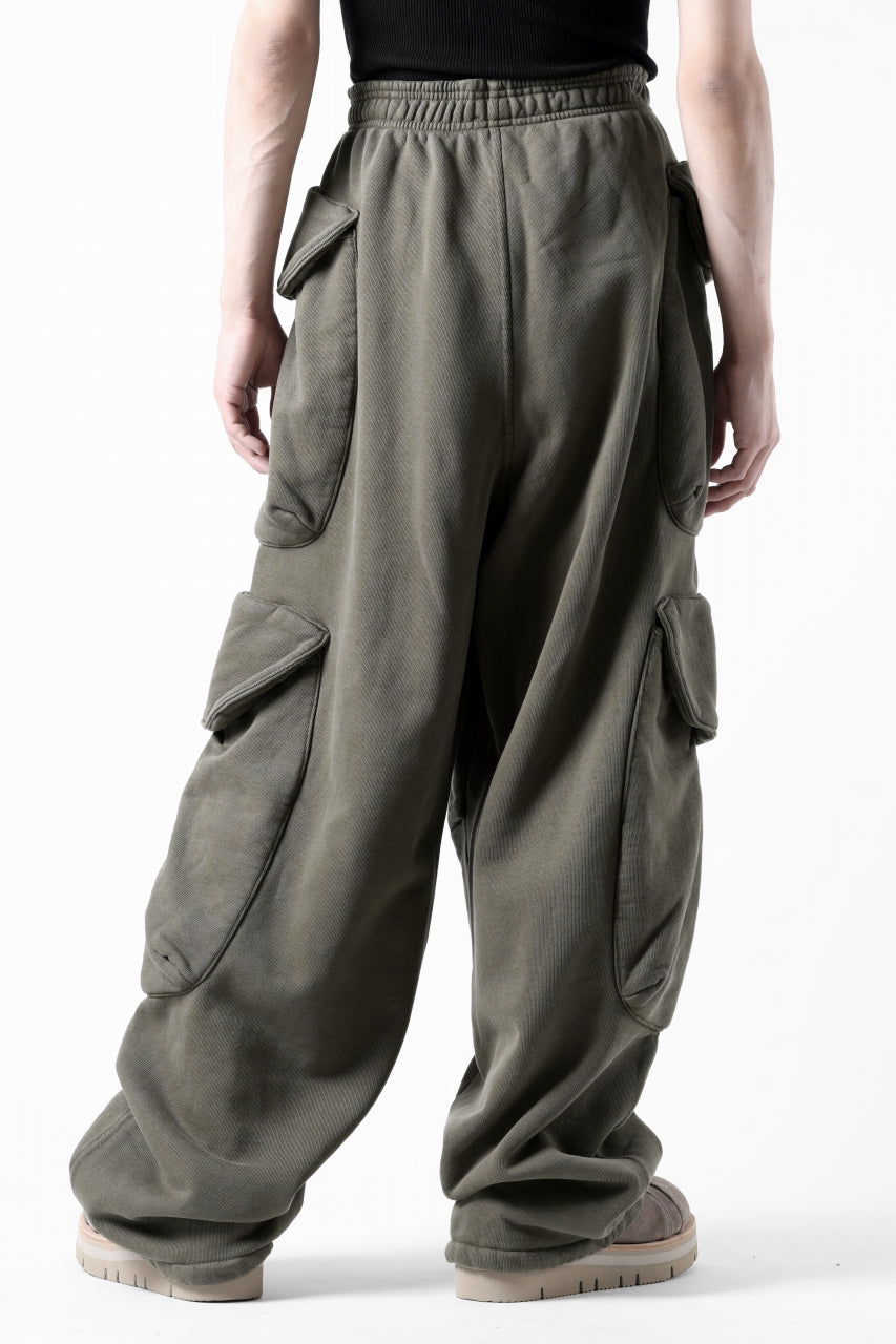 entire studios HEAVY GOCAR SWEAT PANTS (MILITARY)