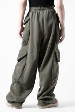 画像をギャラリービューアに読み込む, entire studios HEAVY GOCAR SWEAT PANTS (MILITARY)