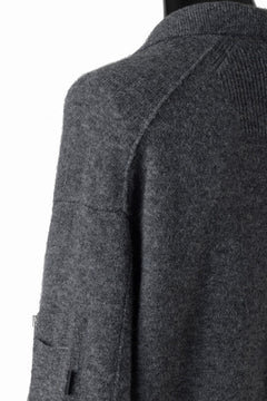 画像をギャラリービューアに読み込む, Juun.J Button Collar Cardigan (GREY)