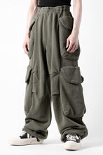 画像をギャラリービューアに読み込む, entire studios HEAVY GOCAR SWEAT PANTS (MILITARY)