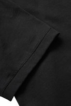 画像をギャラリービューアに読み込む, thom/krom LOOSE FIT BACK PRINT SHORT SLEEVE TEE / LIGHT JERSEY (BLACK)