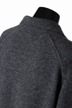 画像をギャラリービューアに読み込む, Juun.J Button Collar Cardigan (GREY)