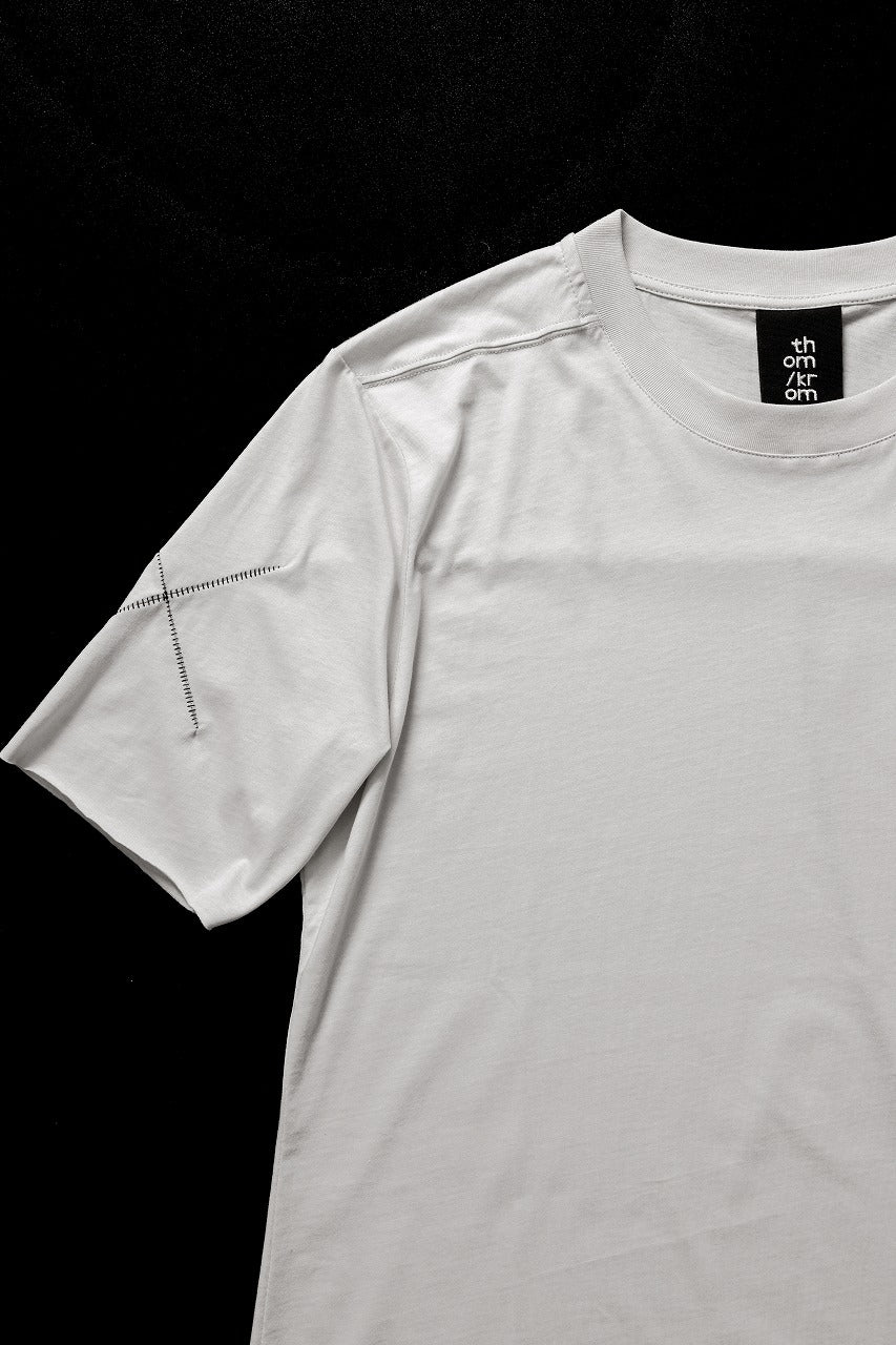 画像をギャラリービューアに読み込む, thom/krom STITCHING BASIC FIT T-SHIRT / SILKY COTTON JERSEY (DUNE)