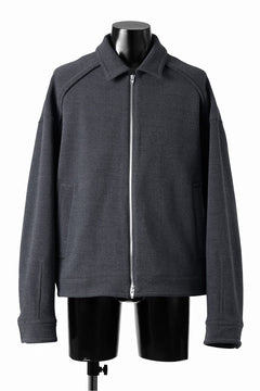 画像をギャラリービューアに読み込む, Juun.J Wool Harrington Jacket (GREY)