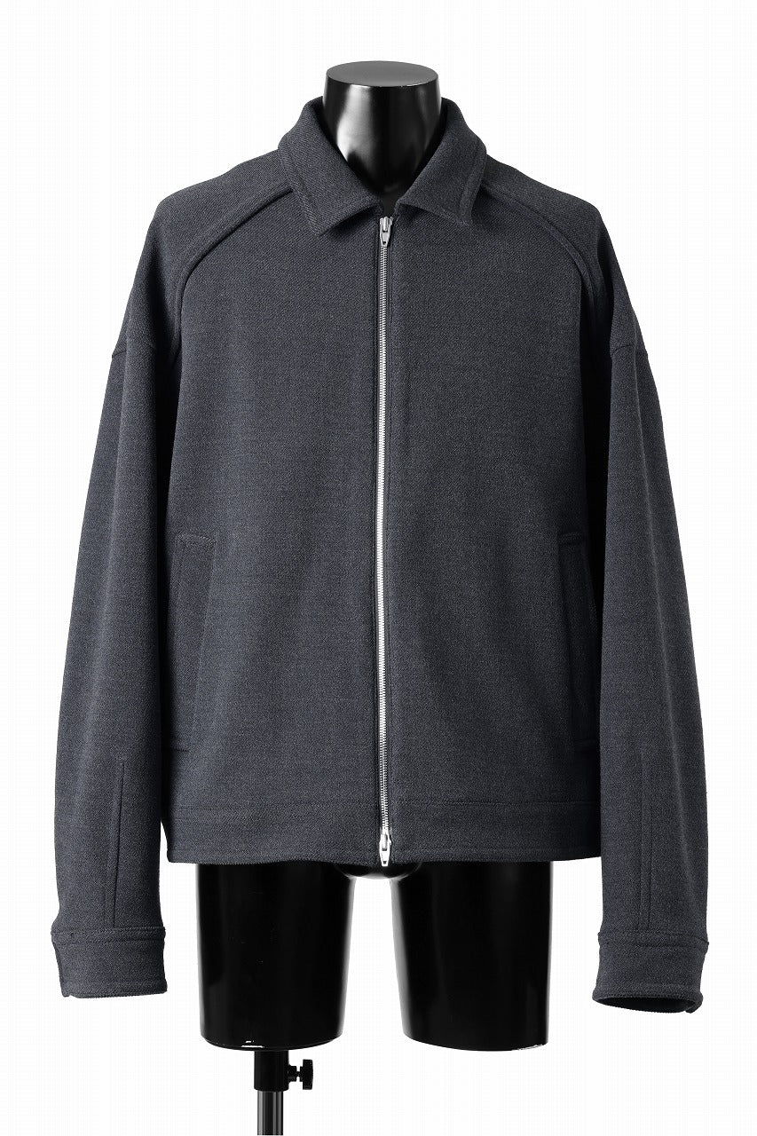 画像をギャラリービューアに読み込む, Juun.J Wool Harrington Jacket (GREY)