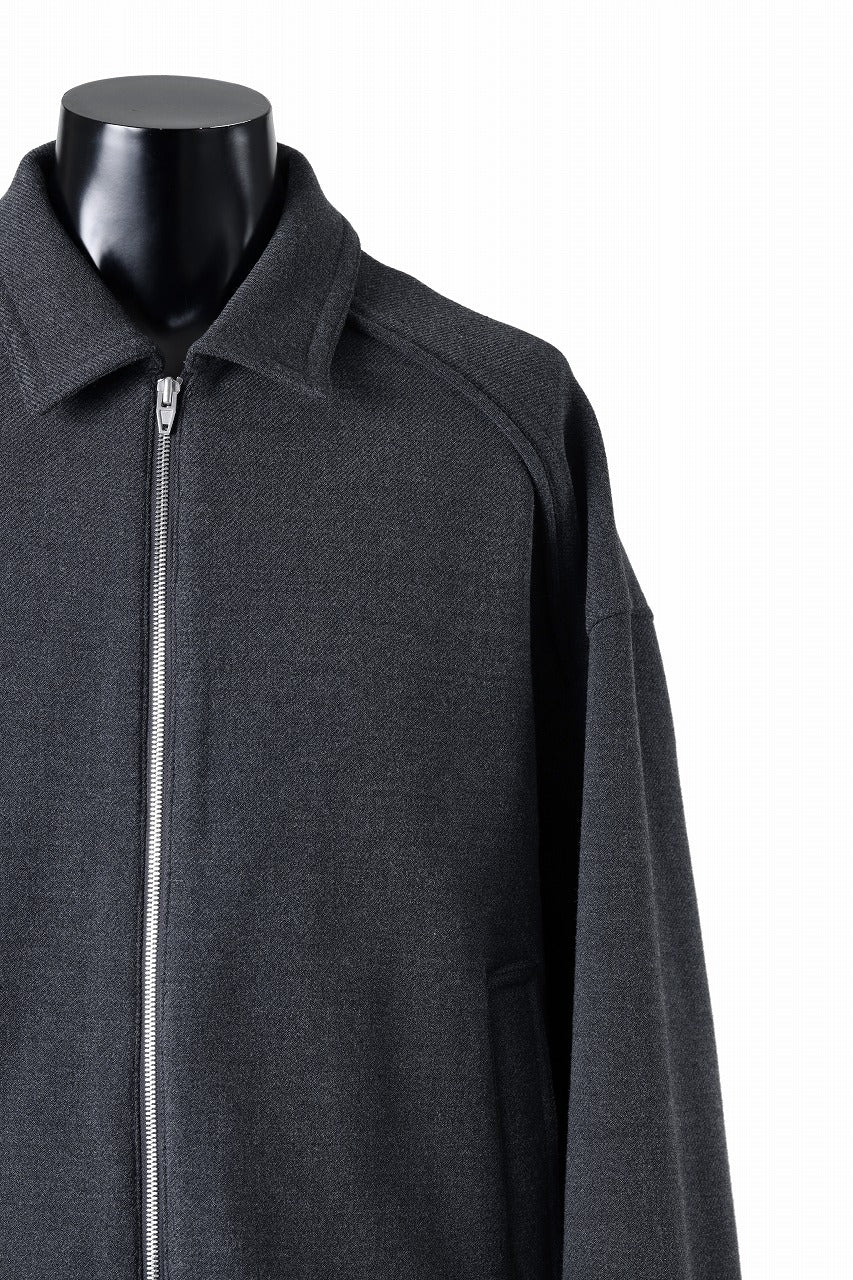 Load image into Gallery viewer, Juun.J Wool Harrington Jacket (GREY)