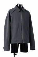 画像をギャラリービューアに読み込む, Juun.J Wool Harrington Jacket (GREY)