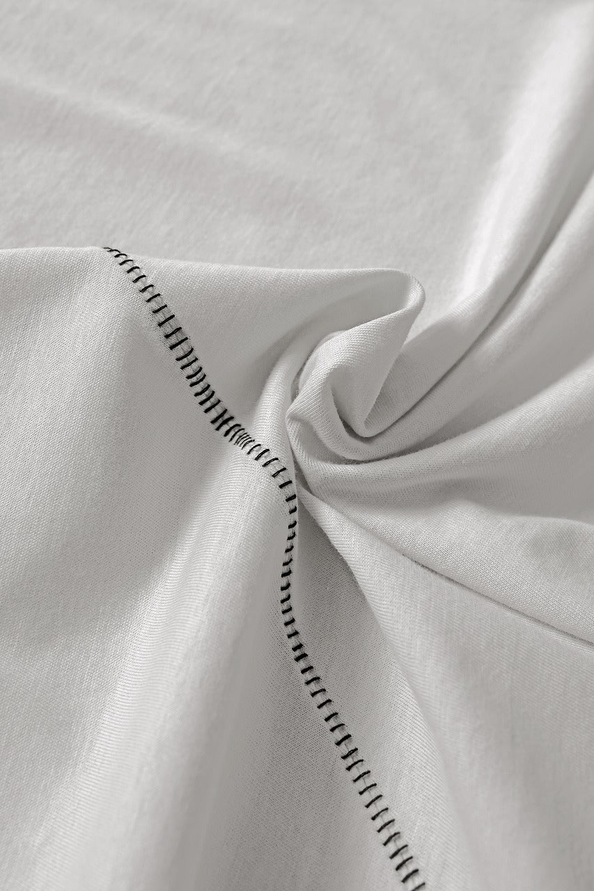 画像をギャラリービューアに読み込む, thom/krom STITCHING BASIC FIT T-SHIRT / SILKY COTTON JERSEY (DUNE)