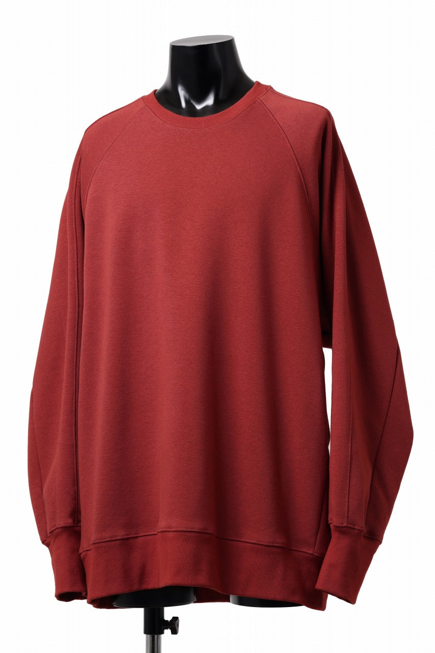 A.F ARTEFACT BOMBERHEAT® DOLMAN PULLOVER TOPS (ORANGE)